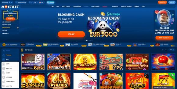 Casino en ligne Mostbet- Site officiel des paris sportifs et des casinos en ligne au Maroc