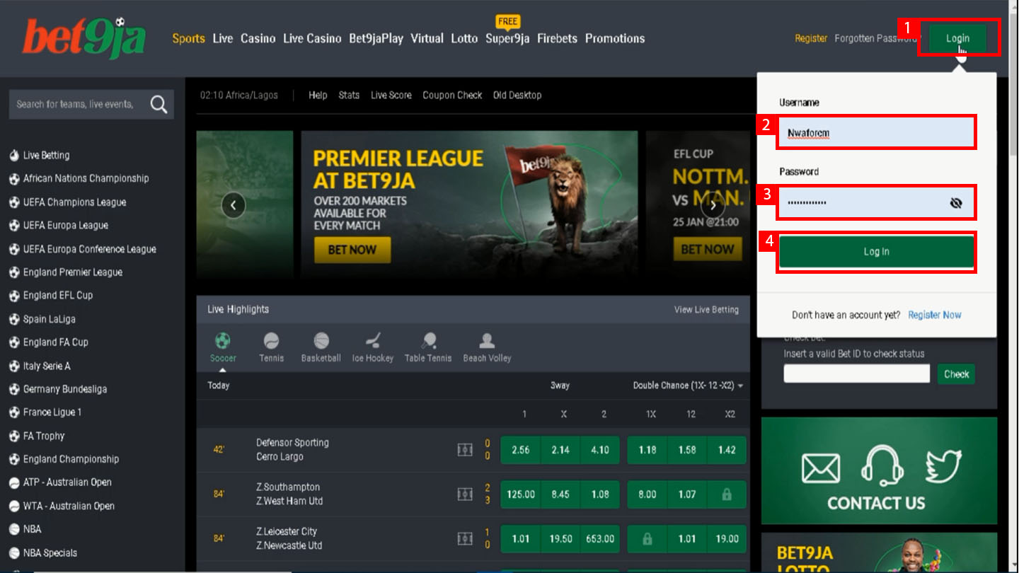 Bet9ja Nigeria Sporting Activity Betting, Premier League Odds, Online Casino, Bet