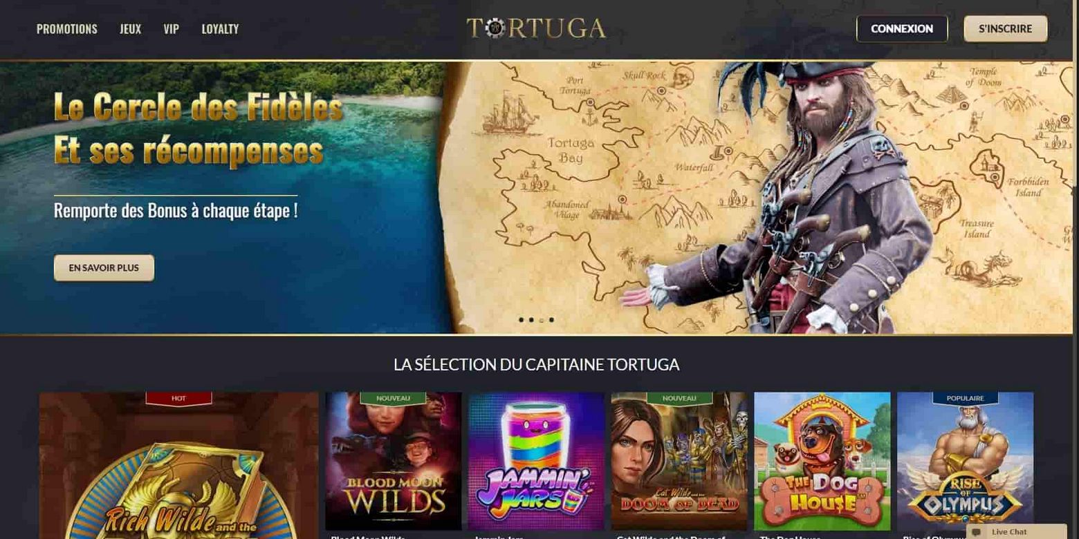 Témoignage sur Tortuga Casino